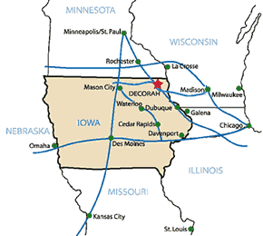 Tri-State Map